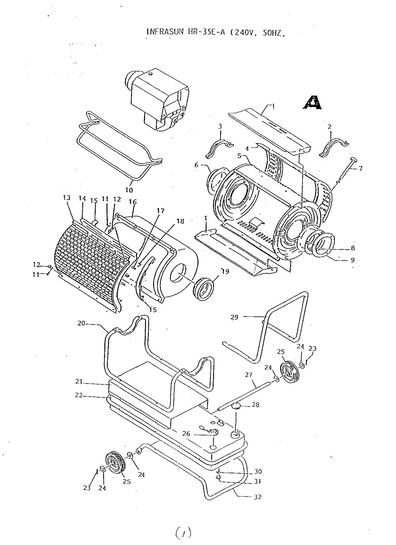 kerosene space heater parts